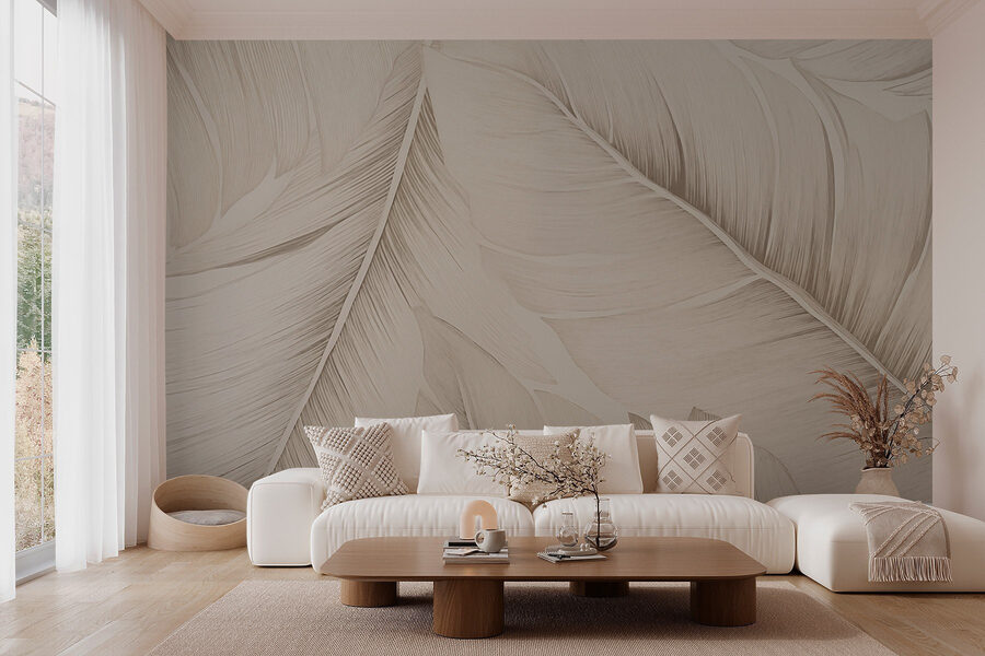 Elegant patterns of soft leaves