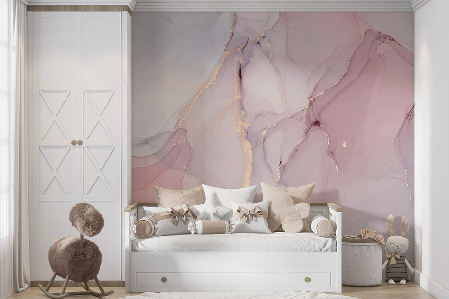 Abstract beauty in soft hues.