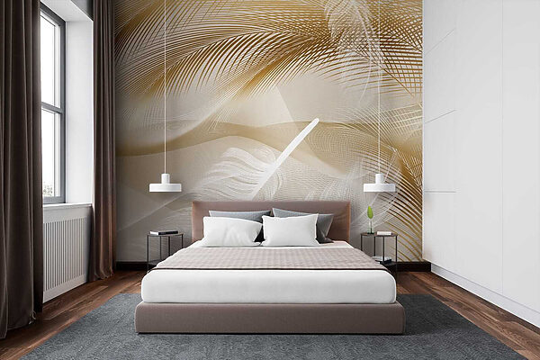 Elegant feathers in soft waves. Elegant feathers in soft waves.