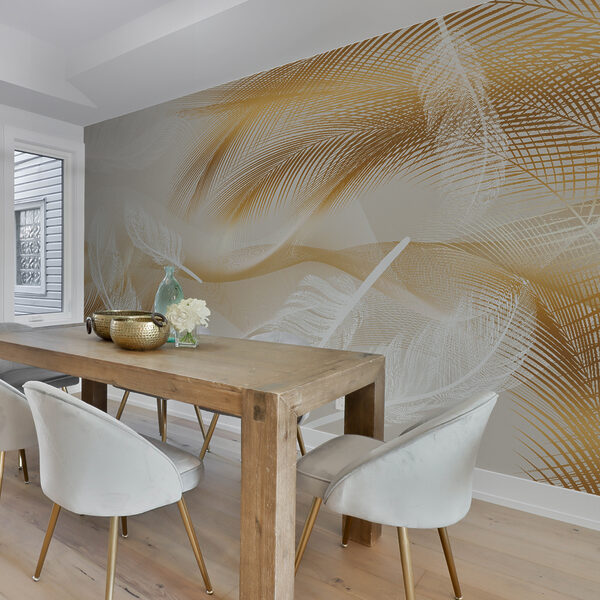 Elegant feathers in soft waves. Elegant feathers in soft waves.
