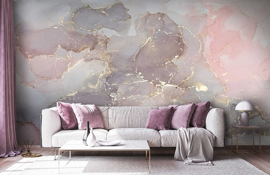 Soft hues blending in abstract harmony Soft hues blending in abstract harmony