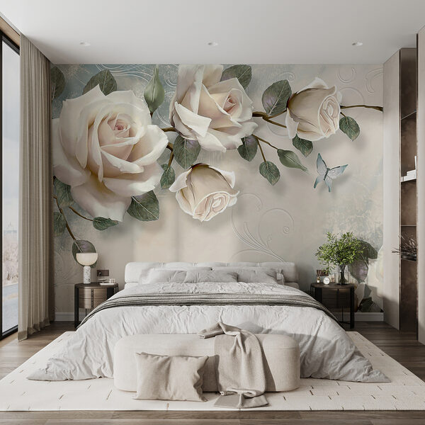 Delicate roses with soft butterflies u31353pib4ms 600x600 - Delicate roses with soft butterflies