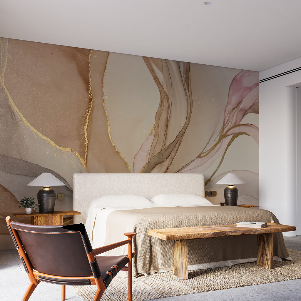 Flowing hues in soft harmony Flowing hues in soft harmony