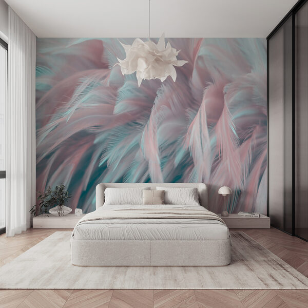Delicate feathers in soft colors. Delicate feathers in soft colors.