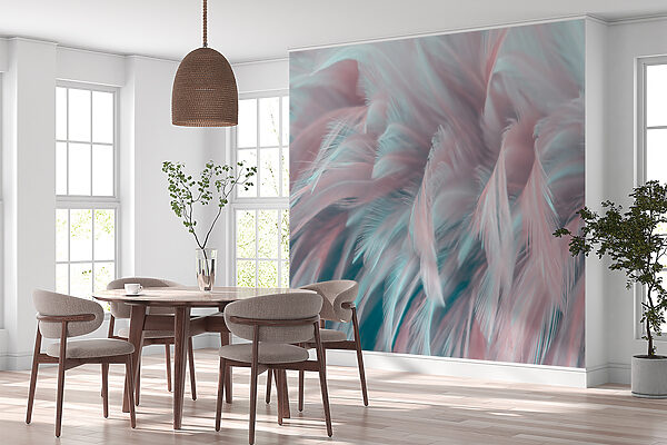 Delicate feathers in soft colors. Delicate feathers in soft colors.
