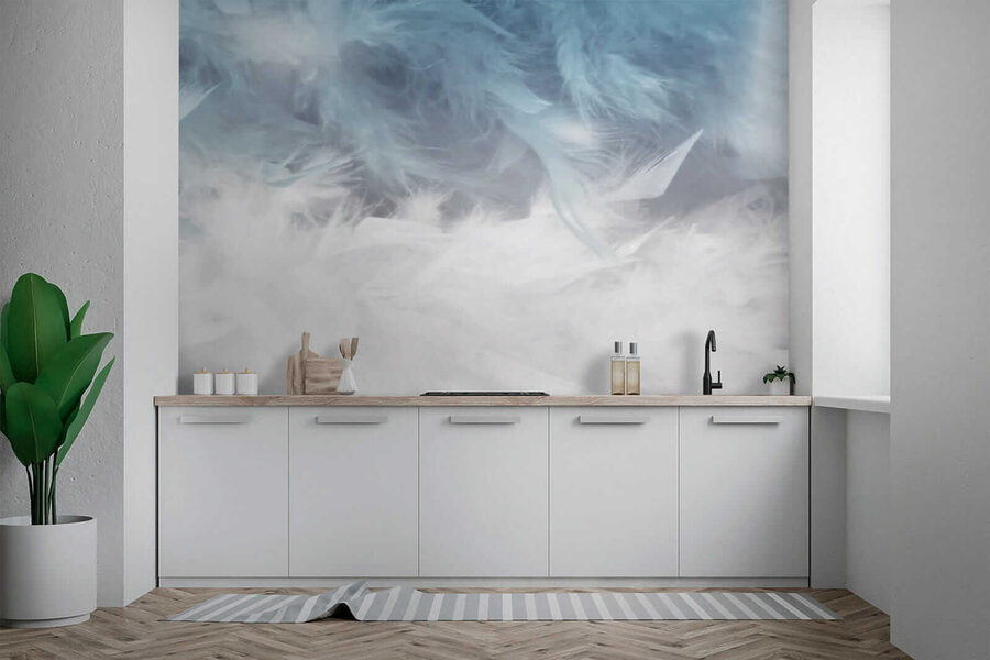 Soft textures in soothing colors. Soft textures in soothing colors.