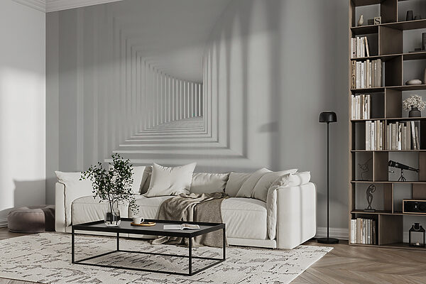 White room with columns and light u55301pig1mr 600x400 - White room with columns and light