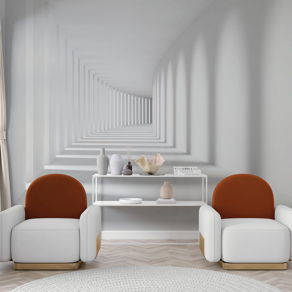 White room with columns and light u55301pig6ms 1024x1024 - White room with columns and light