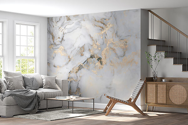 Elegant marble with metallic veins Elegant marble with metallic veins