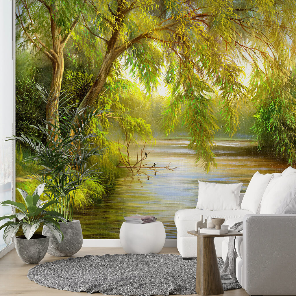 u62865pig24ms 1024x1024 - River with trees and grass