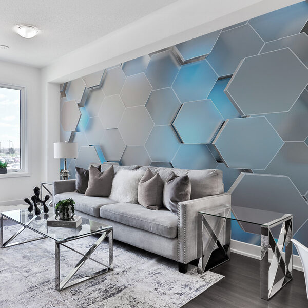 White hexagons with blue lights u59733pig8ms 600x600 - White hexagons with blue lights