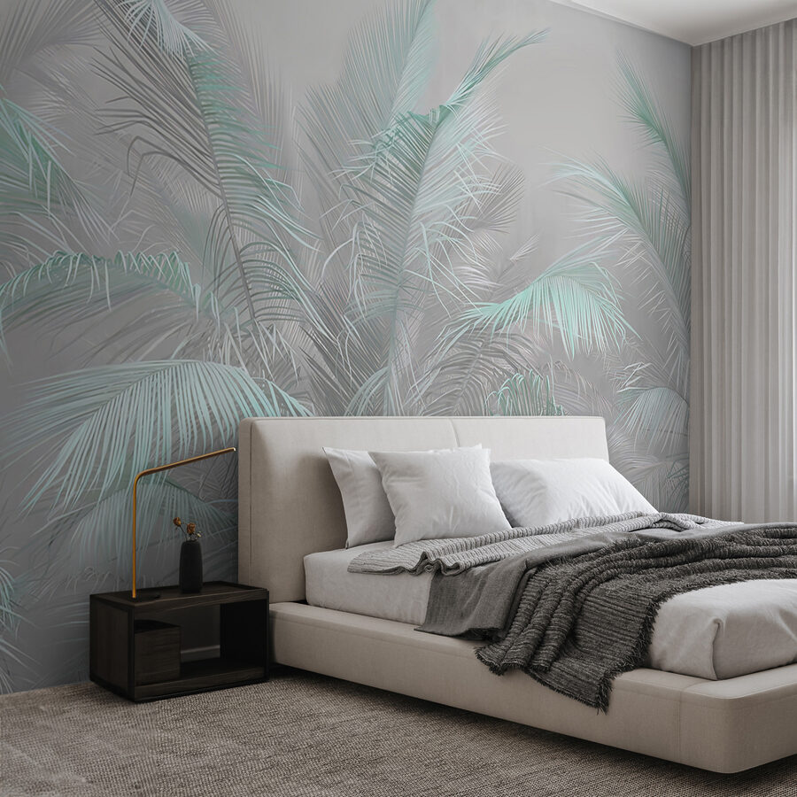 Group of palm trees