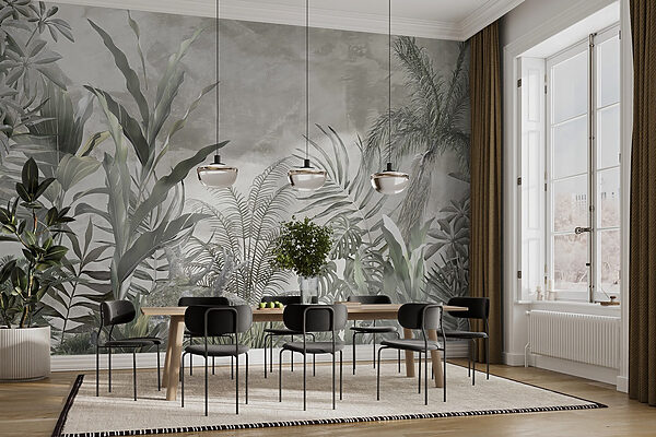 Group of plants in a garden Group of plants in a garden