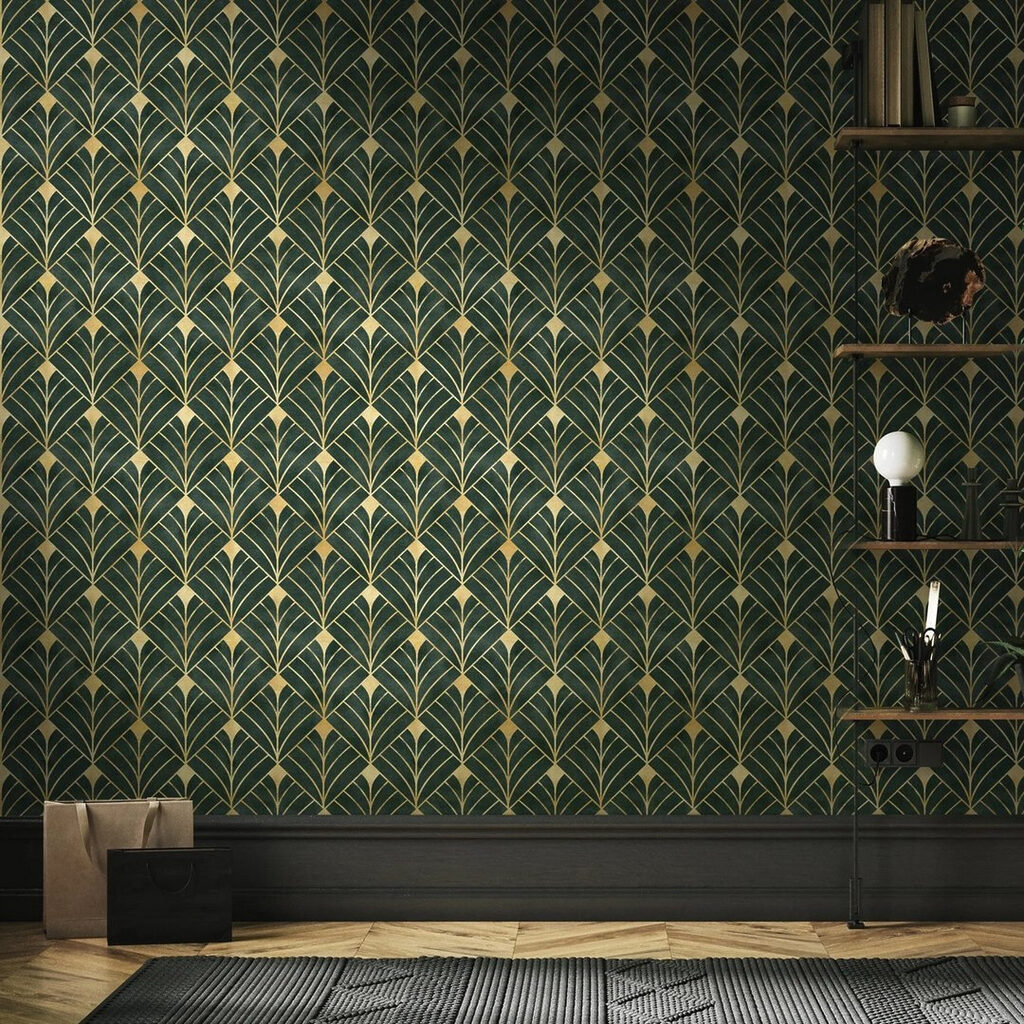 Green and yellow pattern Green and yellow pattern