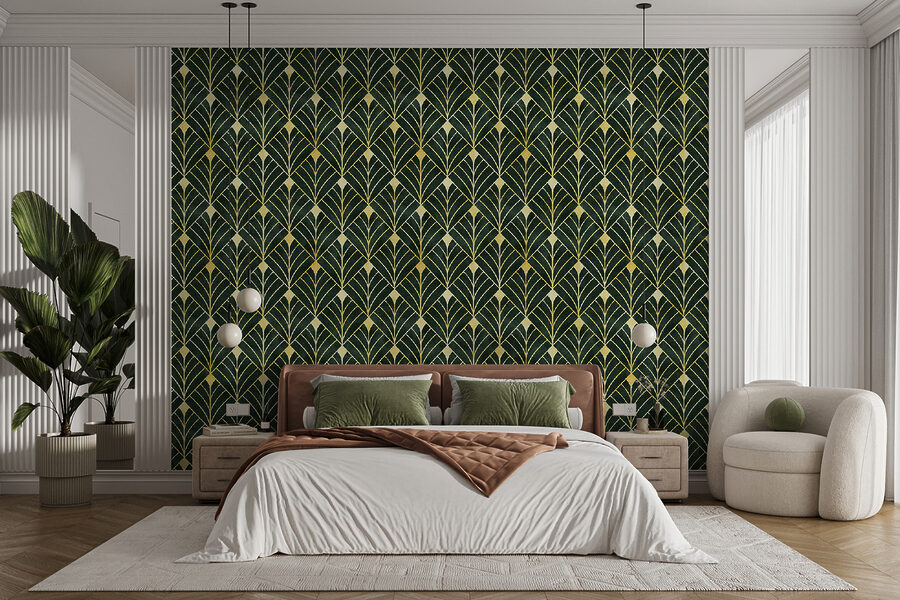 Green and yellow pattern