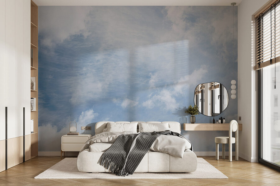 Blue sky with clouds