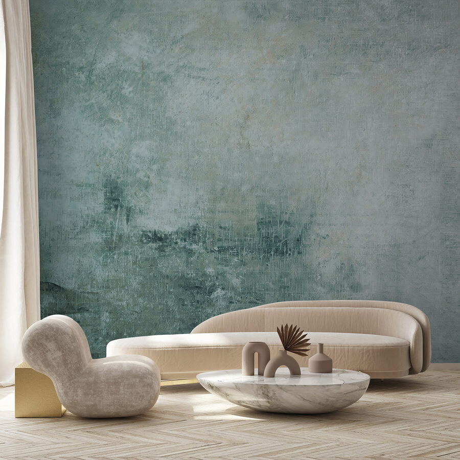 Wall murals Textured cool-toned surface background. - Image 2