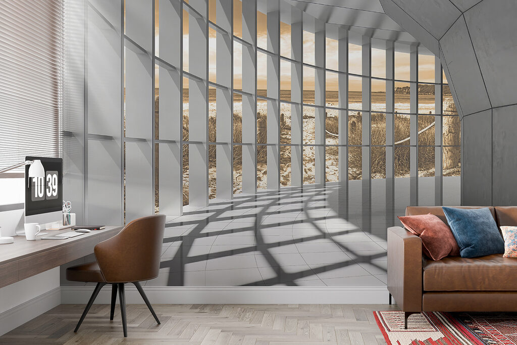 Large room with windows