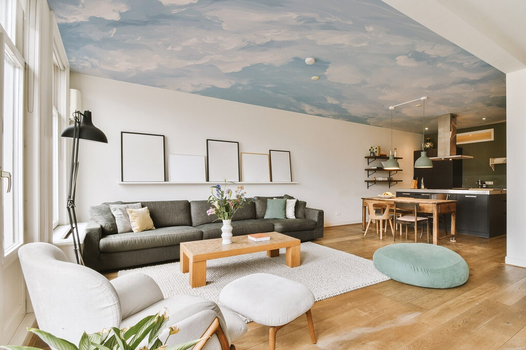 Blue sky with clouds Blue sky with clouds