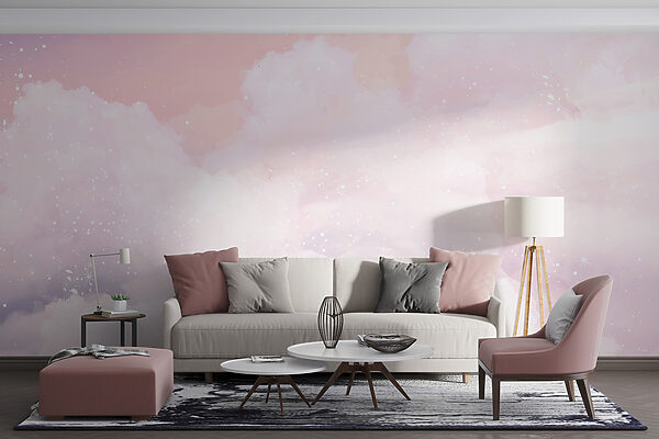 Pink sky with clouds u25813pig12mr 600x400 - Pink sky with clouds