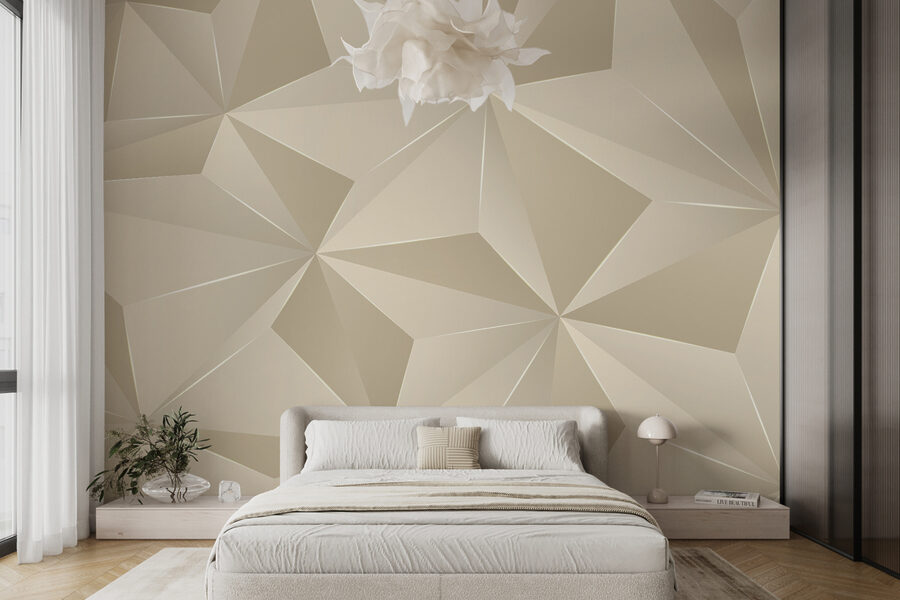 Elegant geometric pattern in soft tones.