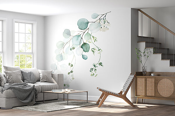 Watercolor of a branch with leaves u51026pig7mr 600x400 - Watercolor of a branch with leaves
