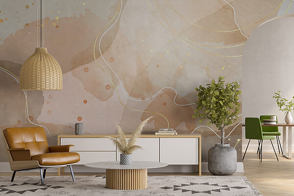Warm abstract tones and gentle lines. Warm abstract tones and gentle lines.