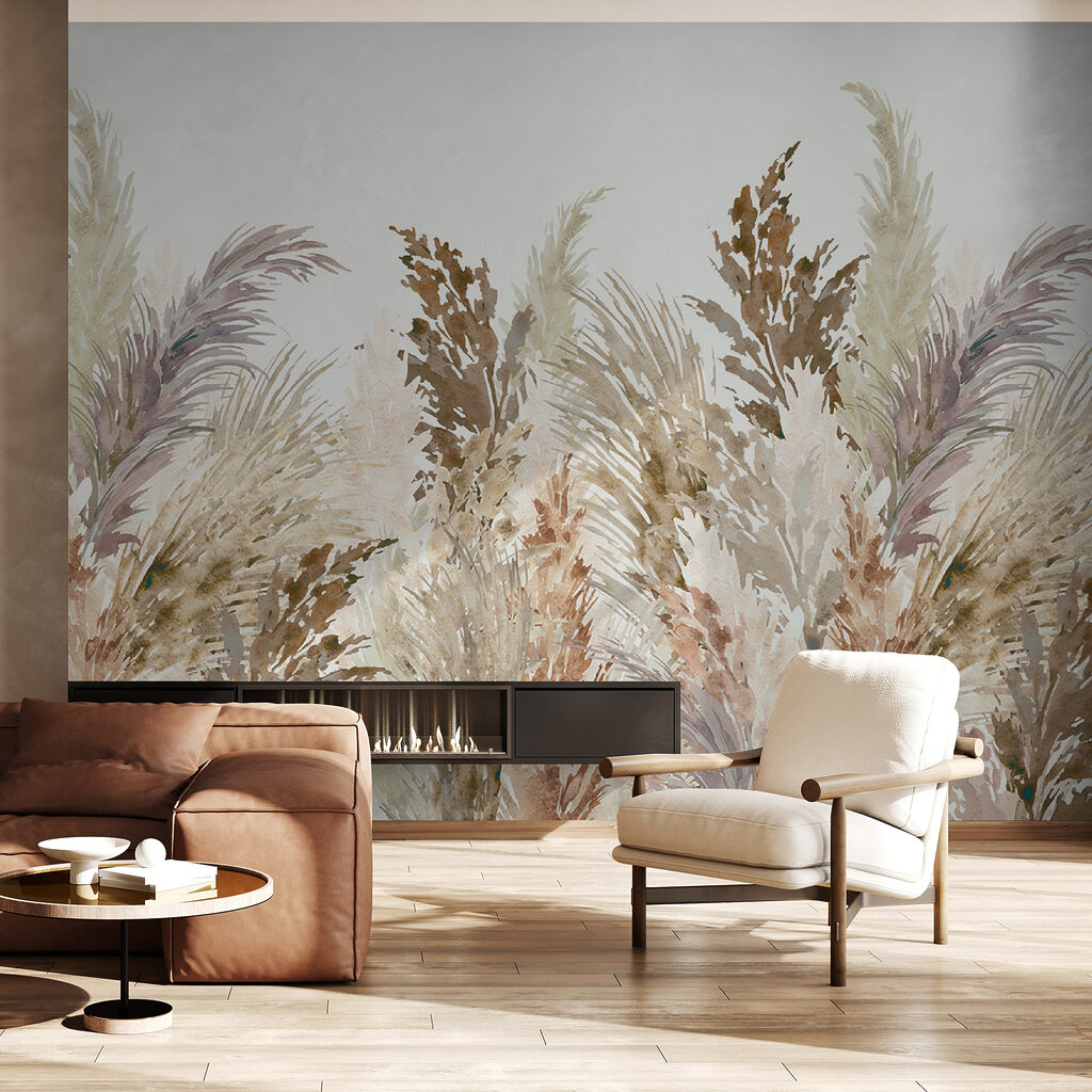 Group of brown and white plants Group of brown and white plants