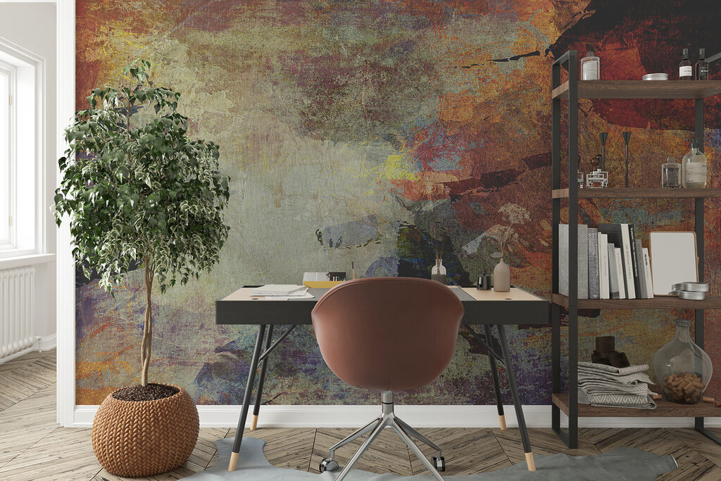 Vibrant abstract expression of emotions