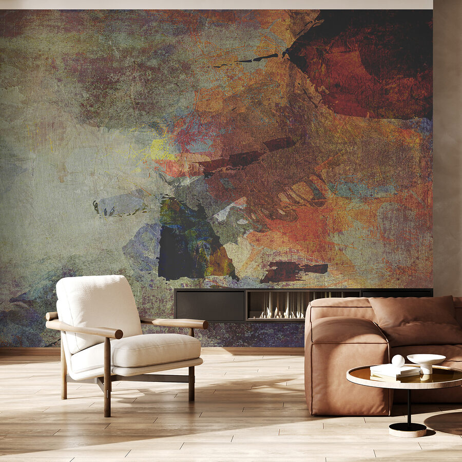 Vibrant abstract expression of emotions.