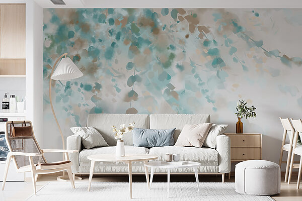 Soft hues blend in dreamy patterns. Soft hues blend in dreamy patterns.