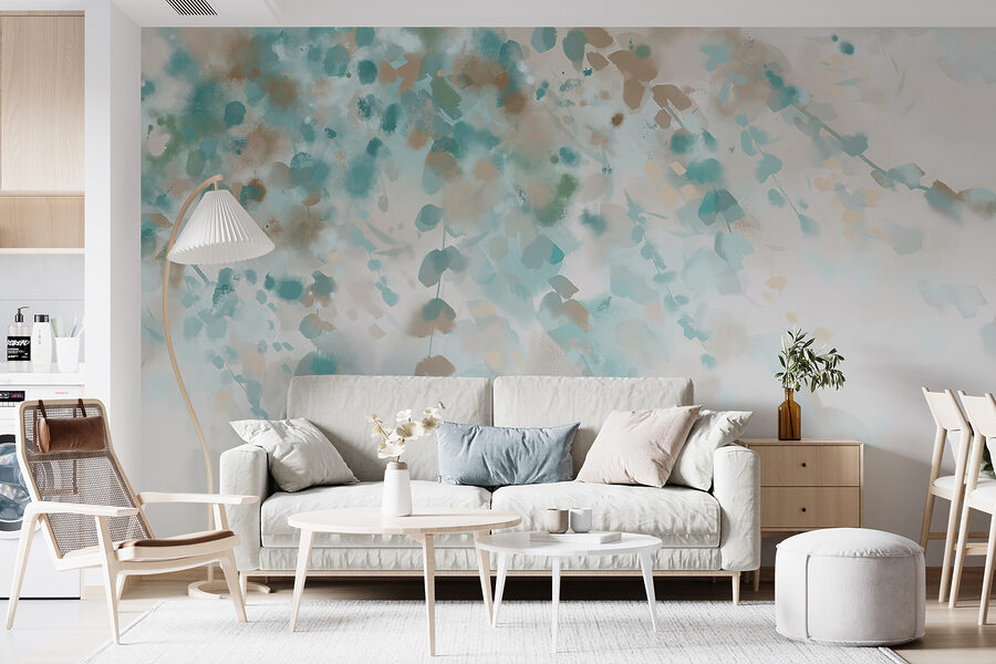 Soft hues blend in dreamy patterns.