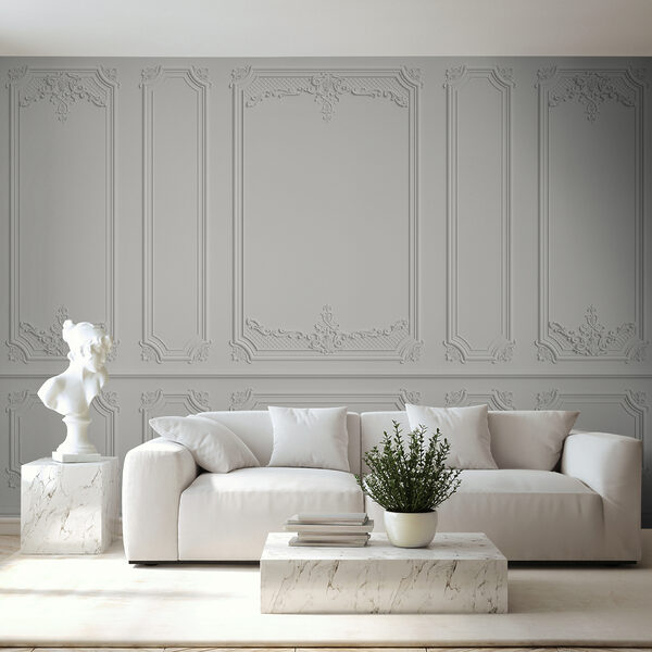 Wall with white walls Wall with white walls