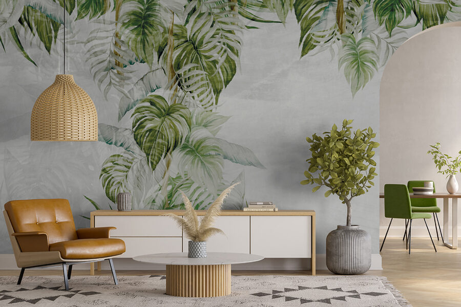Painting of a tropical plant Painting of a tropical plant