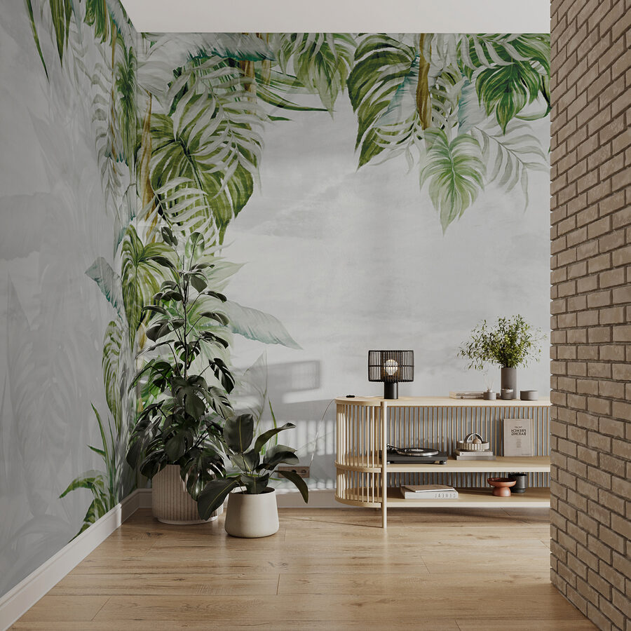 Painting of a tropical plant Painting of a tropical plant