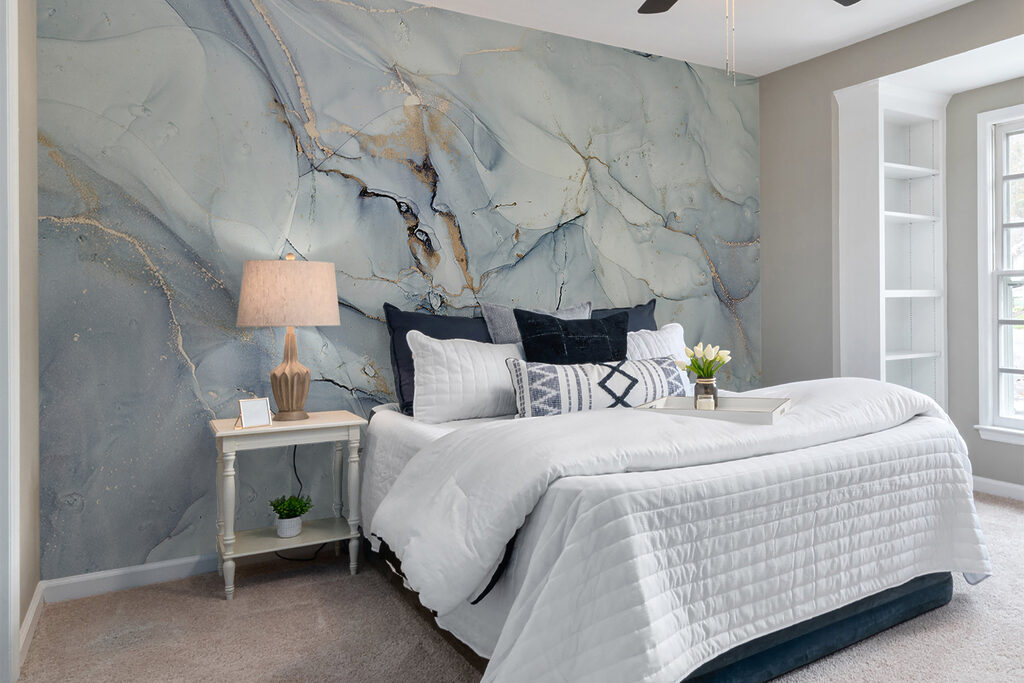 Soft hues in fluid abstract art