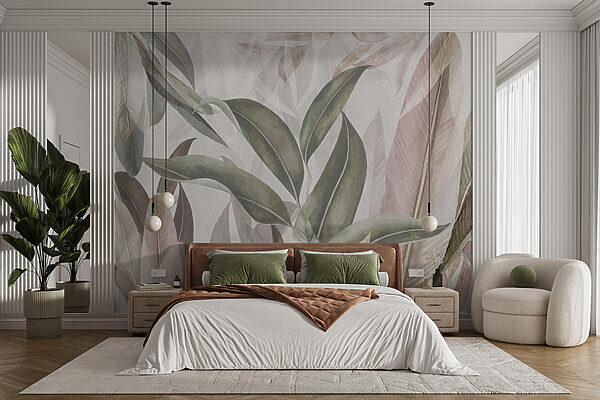 Elegant foliage in soft colors. Elegant foliage in soft colors.