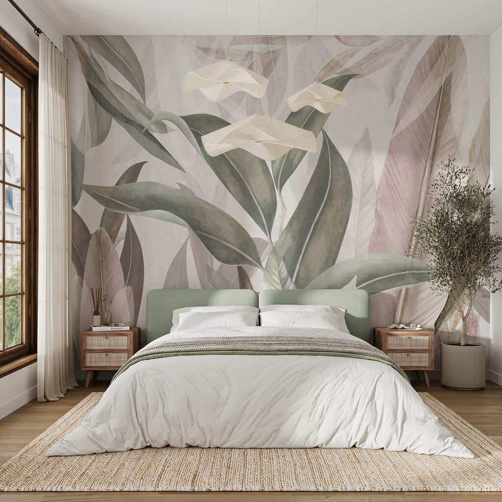 Elegant foliage in soft colors