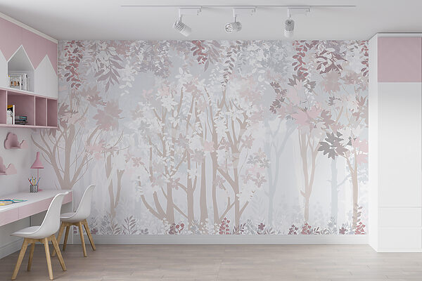 White and pink floral pattern u94171pir3mr 600x400 - White and pink floral pattern
