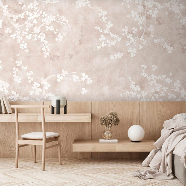 White flowers on a beige background u94458pib1ms 600x600 - White flowers on a beige background