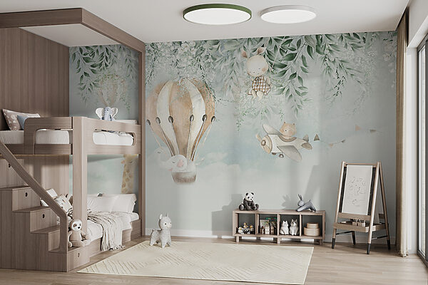 Painting of animals flying in the sky u95429pir13r 600x400 - Painting of animals flying in the sky