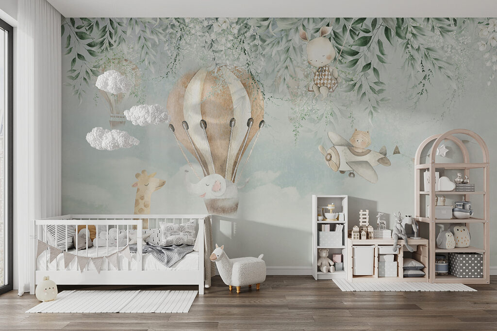 Painting of animals flying in the sky u95429pir2r 1024x683 - Painting of animals flying in the sky