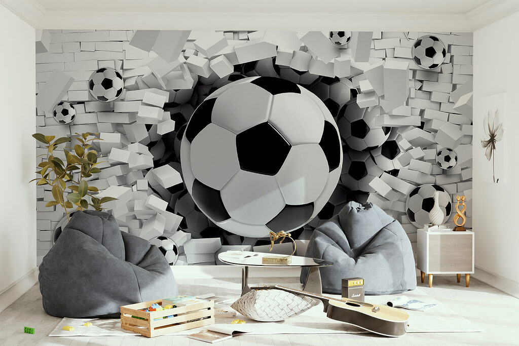 Football ball breaking through a brick wall u96315pig17mr 1024x683 - Football ball breaking through a brick wall