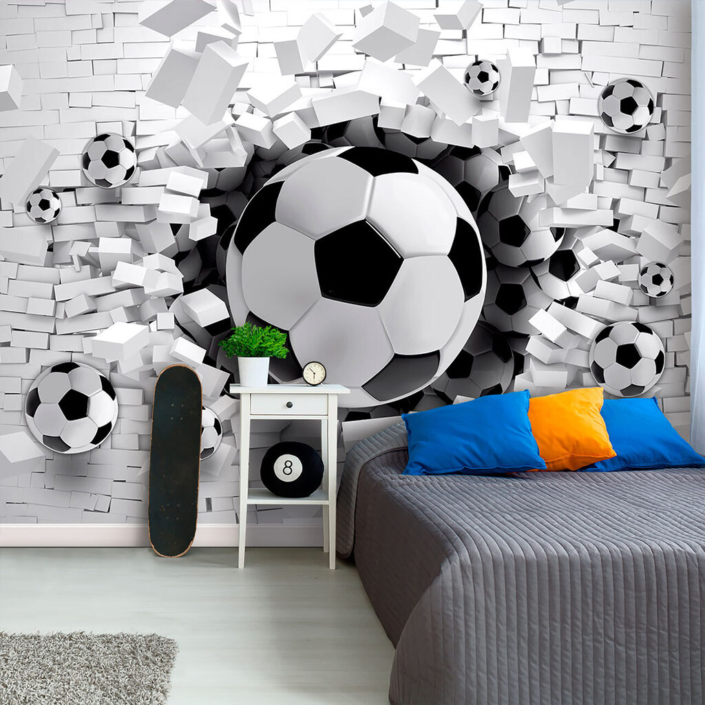 Football ball breaking through a brick wall u96315pir351ms 1024x1024 - Football ball breaking through a brick wall
