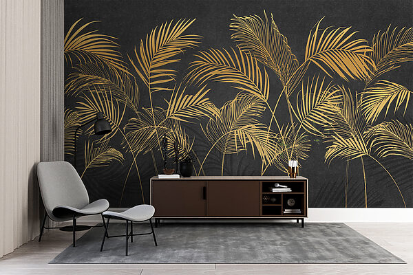 Group of palm leaves Group of palm leaves