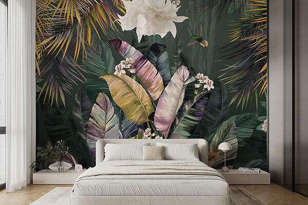 Painting of a tropical plant Painting of a tropical plant