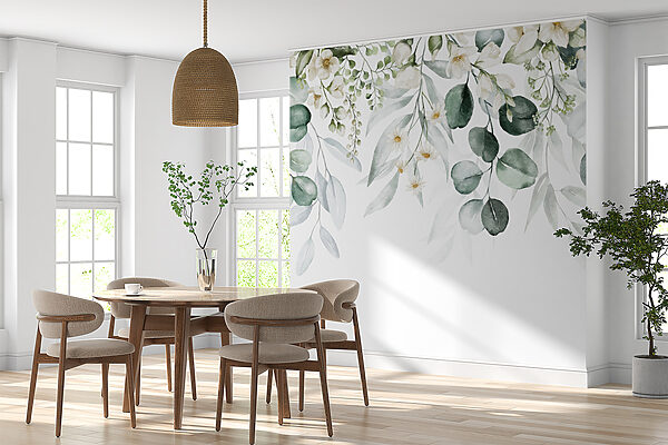 Delicate floral watercolor arrangement. Delicate floral watercolor arrangement.