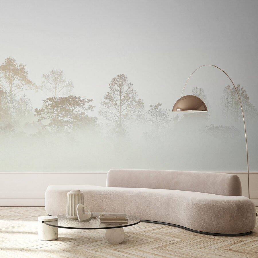 Wall murals Trees in the fog - Image 5
