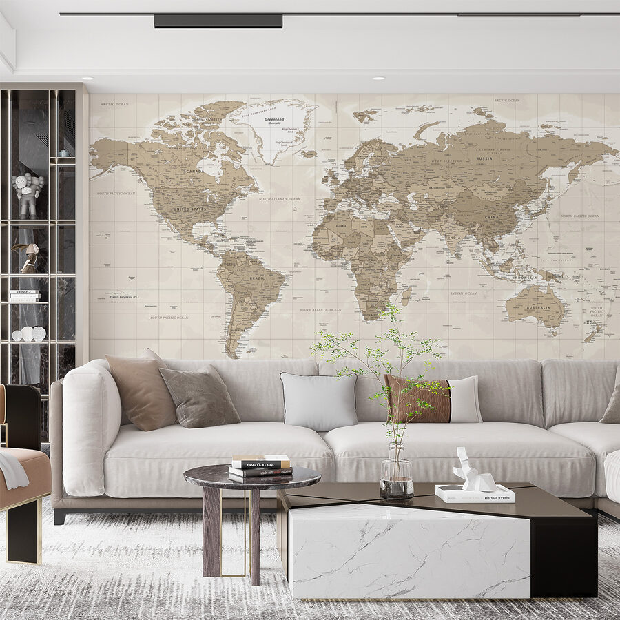A map of the world A map of the world