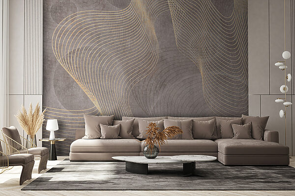 Elegant lines on textured background. Elegant lines on textured background.